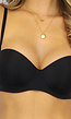 Zwarte Strapless Push Up Bh