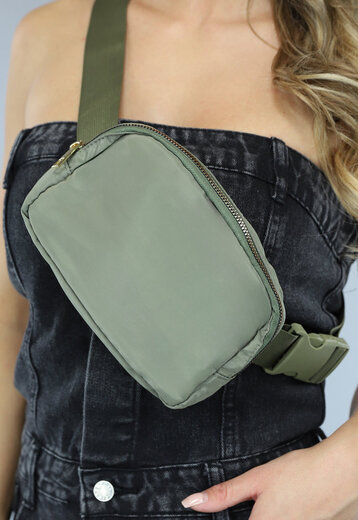 Legergroene Verstelbare Festival Tas