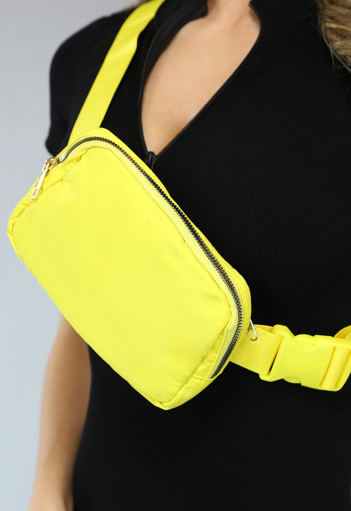 Gele Fanny Pack met Gesp