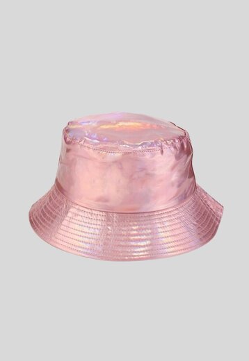 OP=OP.14.AV Roze Metallic Bucket Hat