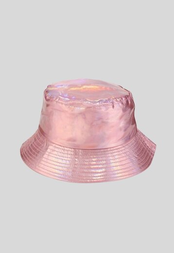 SALE50 Roze Metallic Bucket Hat