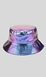 OP=OP.14.AV Paarse Metallic Bucket Hat