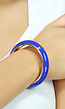 Blauwe Bangle Armband