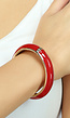 Rode Bangle Armband