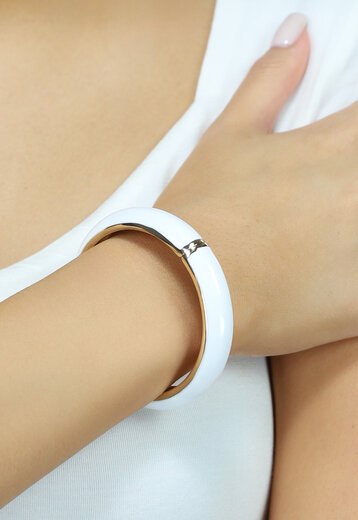 NEW2802 Witte Bangle Armband