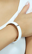 Witte Bangle Armband