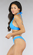 Blauw Cheeky Bikinibroekje