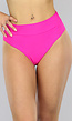 Fuchsia Bikinislip met Hoge Taille