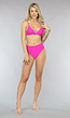 Fuchsia Triangel Bikinitopje met Uitneembare Pads