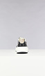 Lage Zwart/Witte Sneakers met Glitter Details