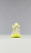 Grove Beige Sneakers met Neon Gele Details