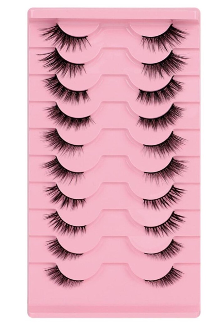 10-Delige Cat Eye Wimper Set met Diverse Lengtes