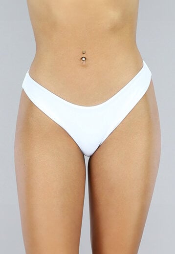 TERUG Basic Wit High Cut Bikinibroekje