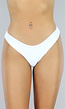 Basic Wit High Cut Bikinibroekje