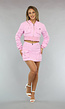Baby Roze Co Ord Set met Bomberjack