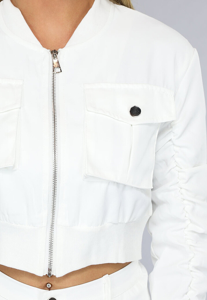 Witte Cargo Two Piece met Skort