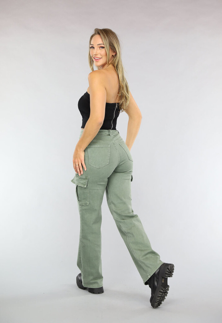 Zwarte Bandeau Jeans Top