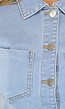 Blauw Jeans Jurkje met Korte Mouwen