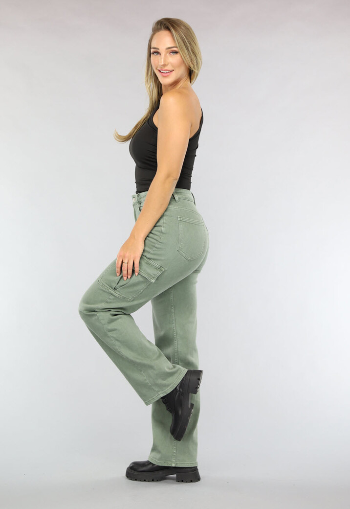 Zwarte Geplooide One Shoulder Top