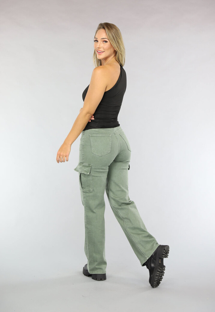 Zwarte Geplooide One Shoulder Top