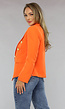 Oranje Button Blazer