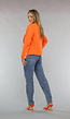 Oranje Button Blazer