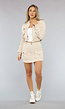 Beige Bomber Two Piece met Skort