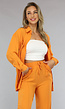 Matchende Set met Blouse in Oranje