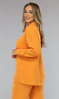 Matchende Set met Blouse in Oranje