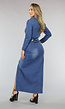 Denim Maxi jurk met Split