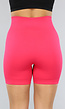 Rib Sport Short in Hard Roze