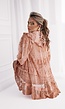 Boho Ibiza Jurk Oudroze
