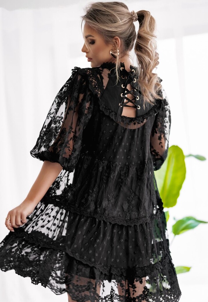 Boho Ibiza Jurk Zwart