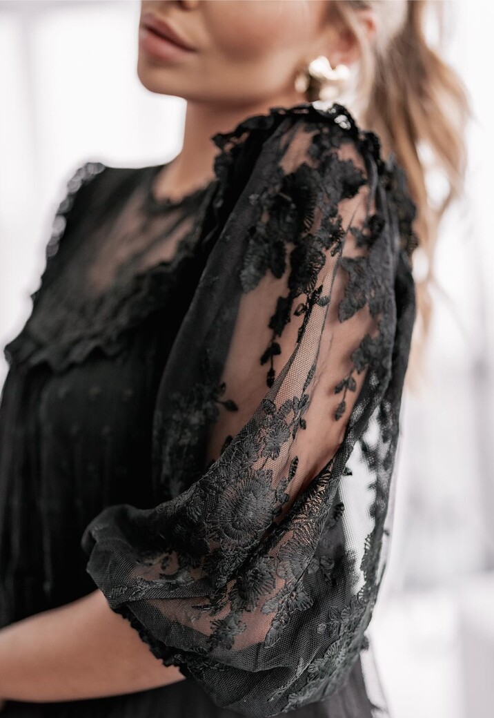 Boho Ibiza Jurk Zwart