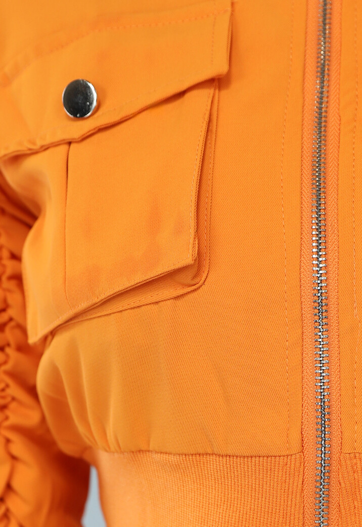 2-Delige Oranje Set met Cargo Zakken