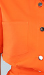 Oranje Playsuit met Zilveren Knopen