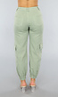 Groene Stretch Carpenter Broek met Zakken