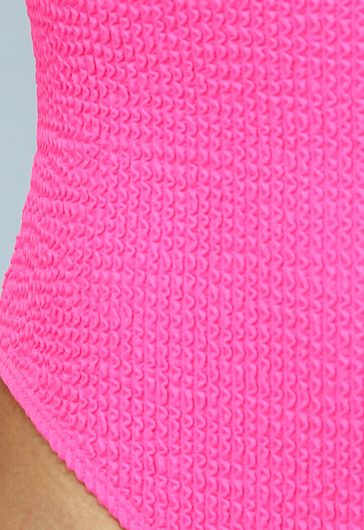 Maximizing Badpak met Structuur in Neon Roze