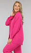 Fuchsia Matching Set met Blouse