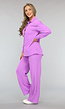 Lila Co Ord Set met Pantalon