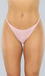 Lichtroze G String met Dunne Straps