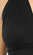 Zwarte Top met Halter Detail