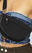 Vouwbare Zwarte Fanny Bag