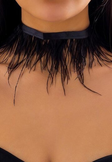 Zwarte Veren Choker
