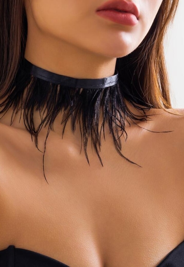 Zwarte Veren Choker