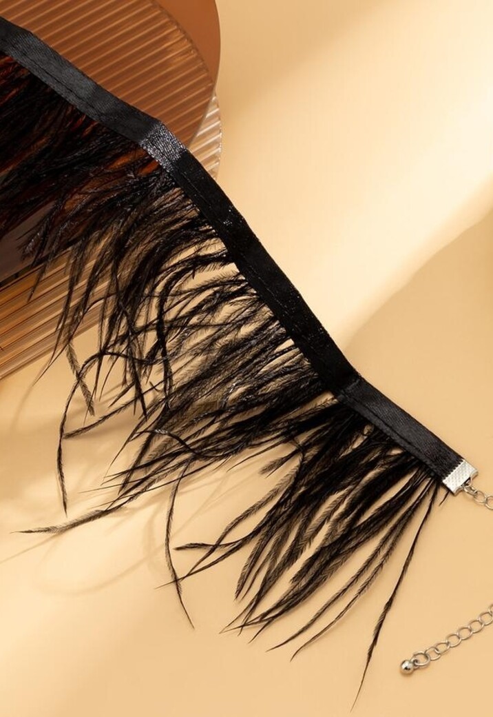 Zwarte Veren Choker