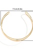 Gouden Eenvoudige Gebogen Choker