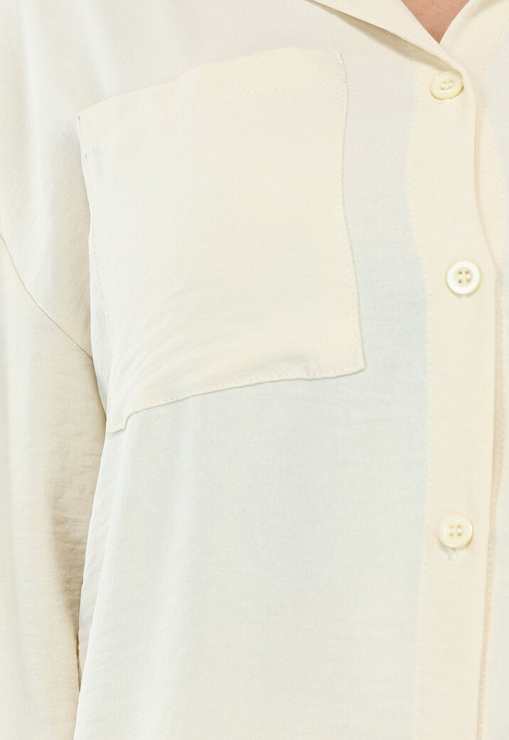 Beige Flowy Co Ord Set