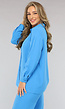 Blauwe Co Ord Set met Blouse