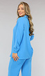 Blauwe Co Ord Set met Blouse